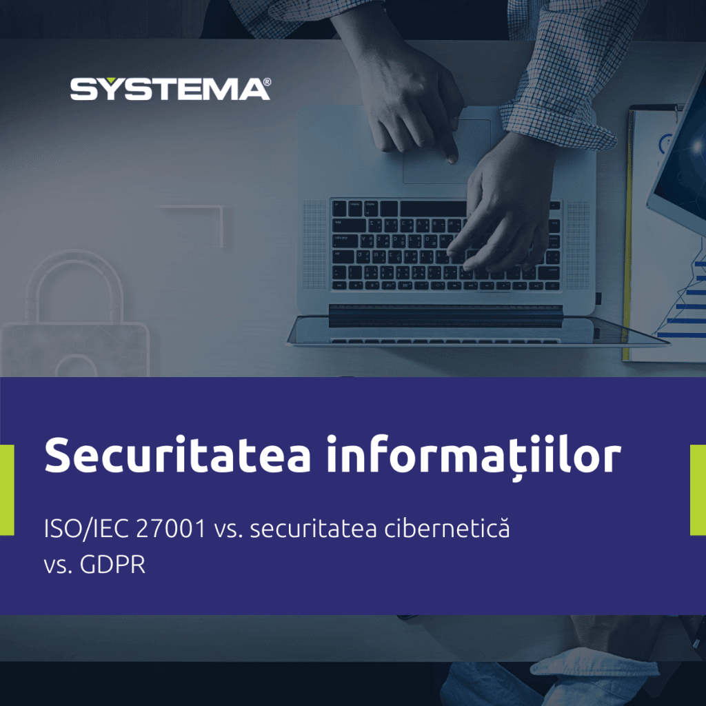 ISO/IEC 27001, securitatea cibernetică și GDPR